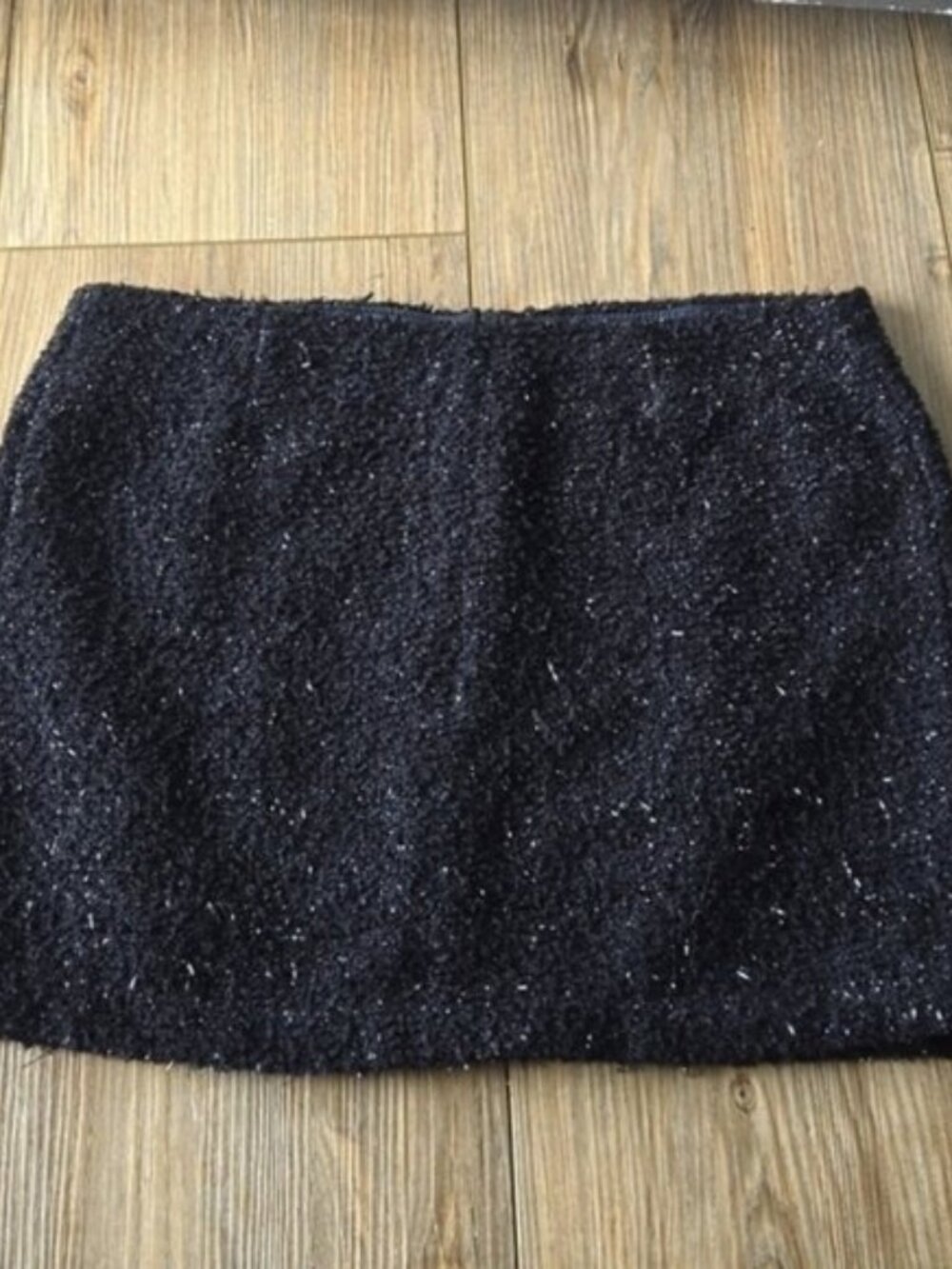 Fuzzy Tinsel Popcorn Mini Skirt